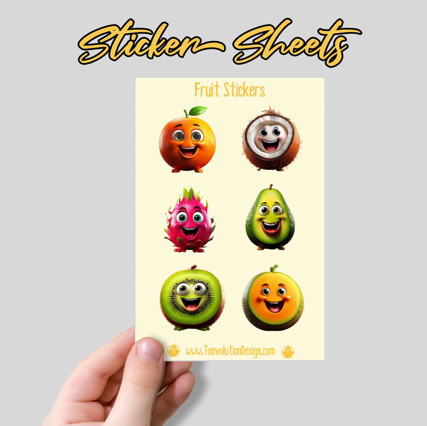 Fruits Sticker Sheets
