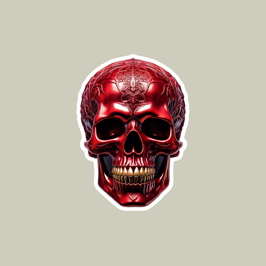 Halloween Skull Sticker