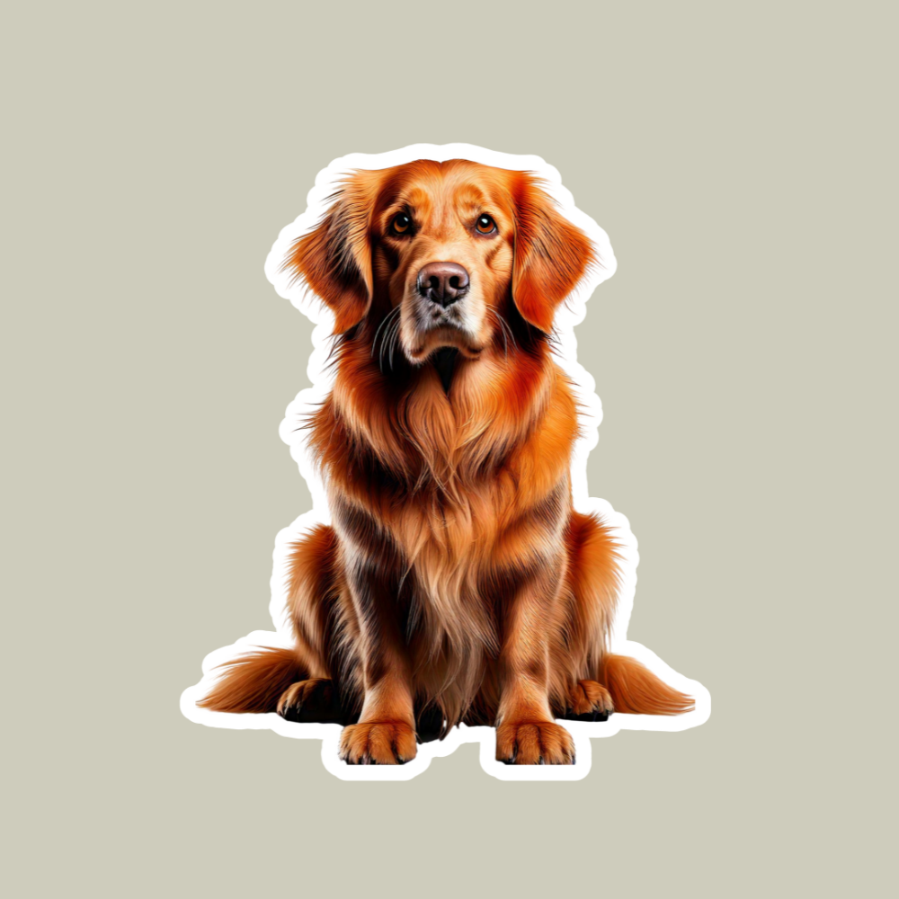 Golden Retriever Sticker