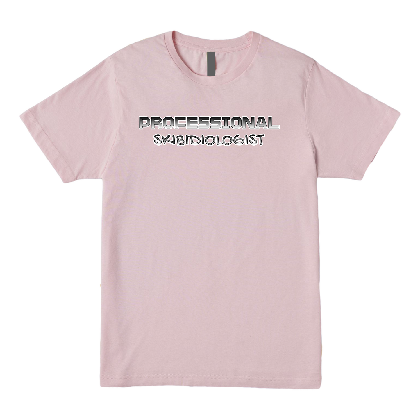 Professional Skibidiologist - Black and White Print