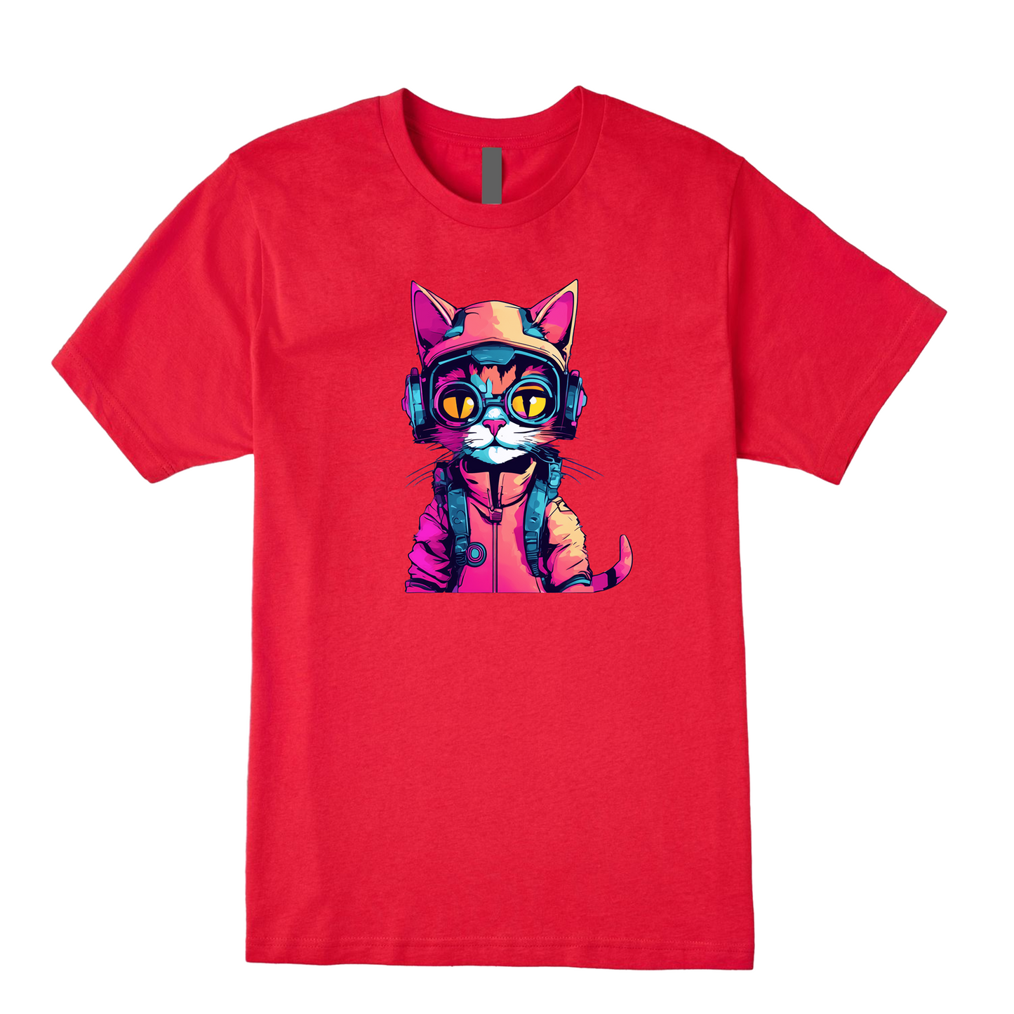 Techno Cat Tee - Groove with the Beat
