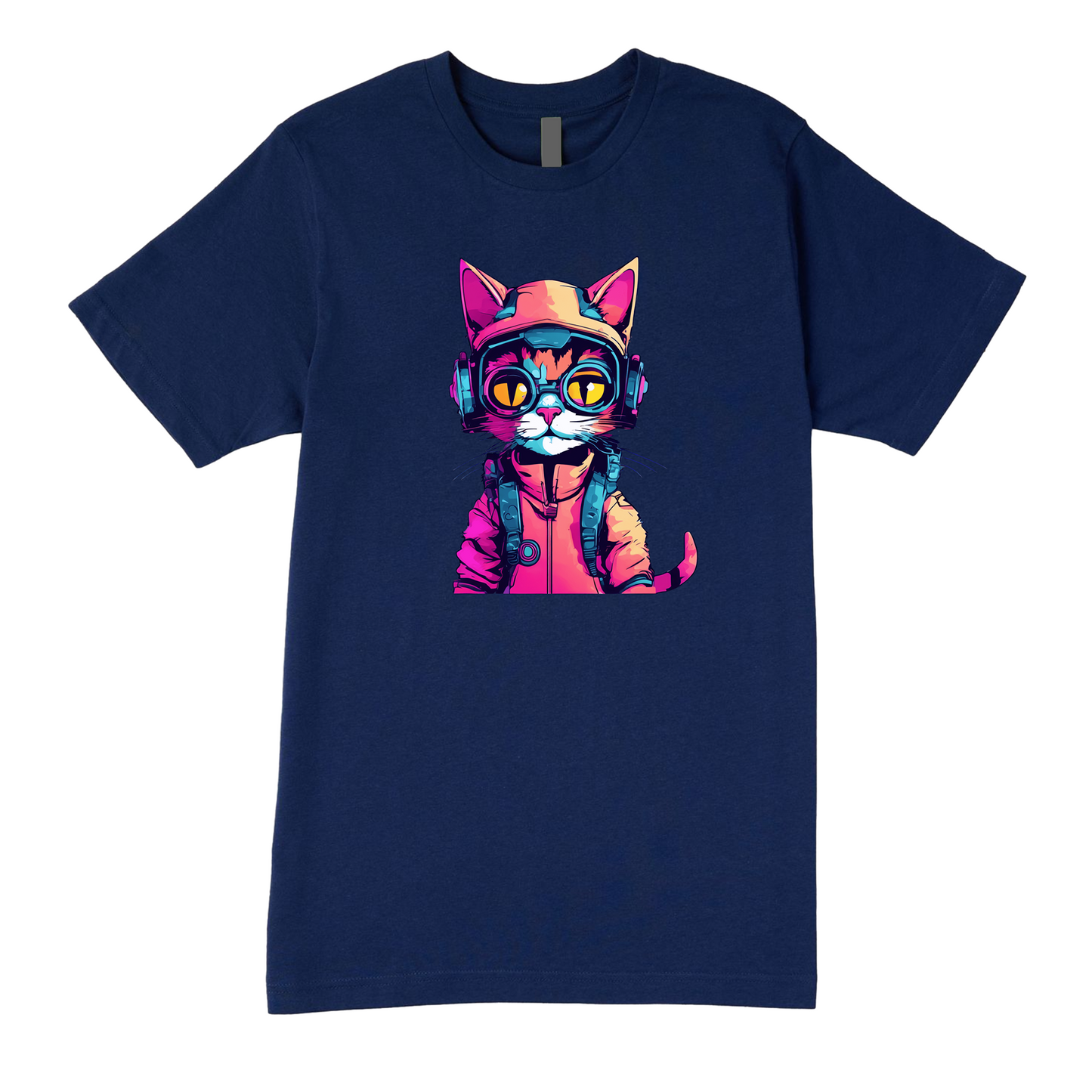 Techno Cat Tee - Groove with the Beat