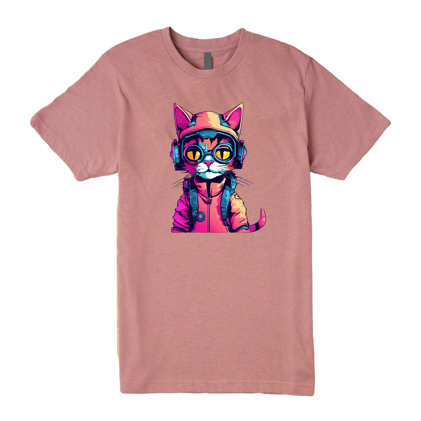 Techno Cat Tee - Groove with the Beat