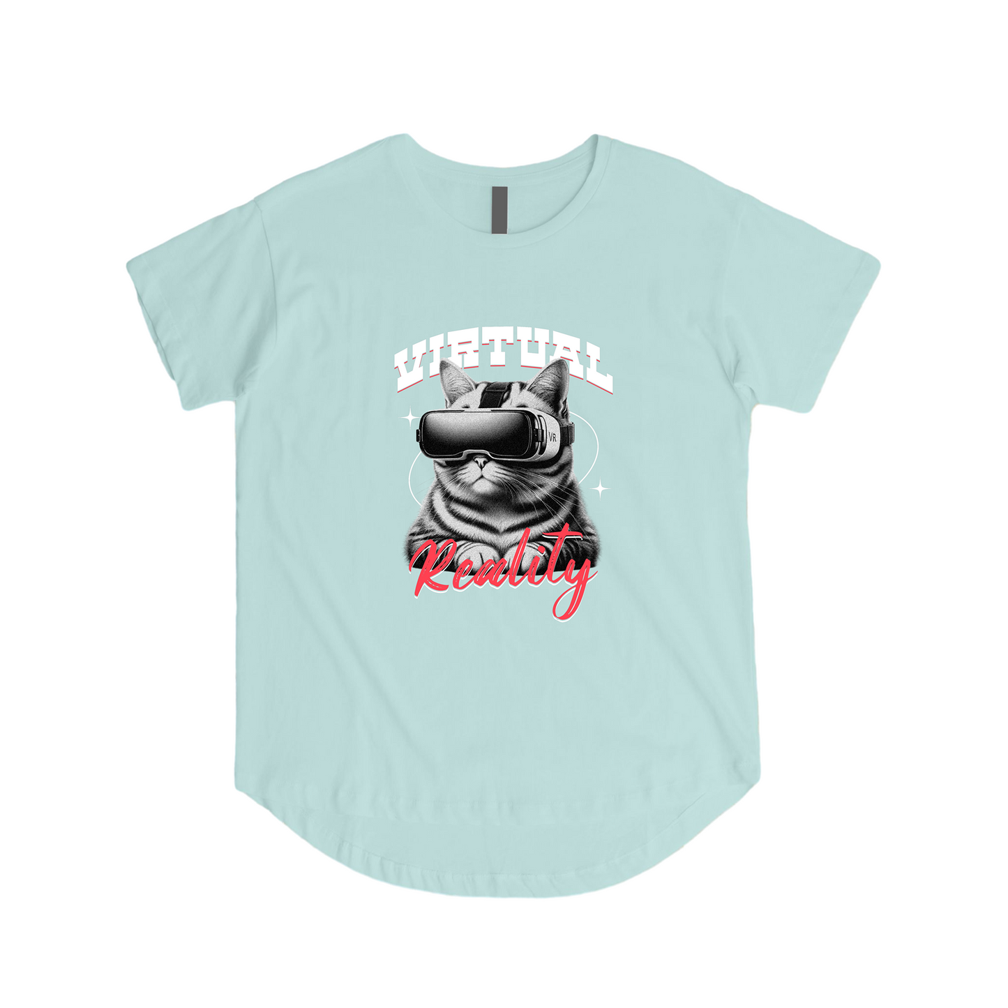 VR Cat Tee - Virtual Reality Vibes