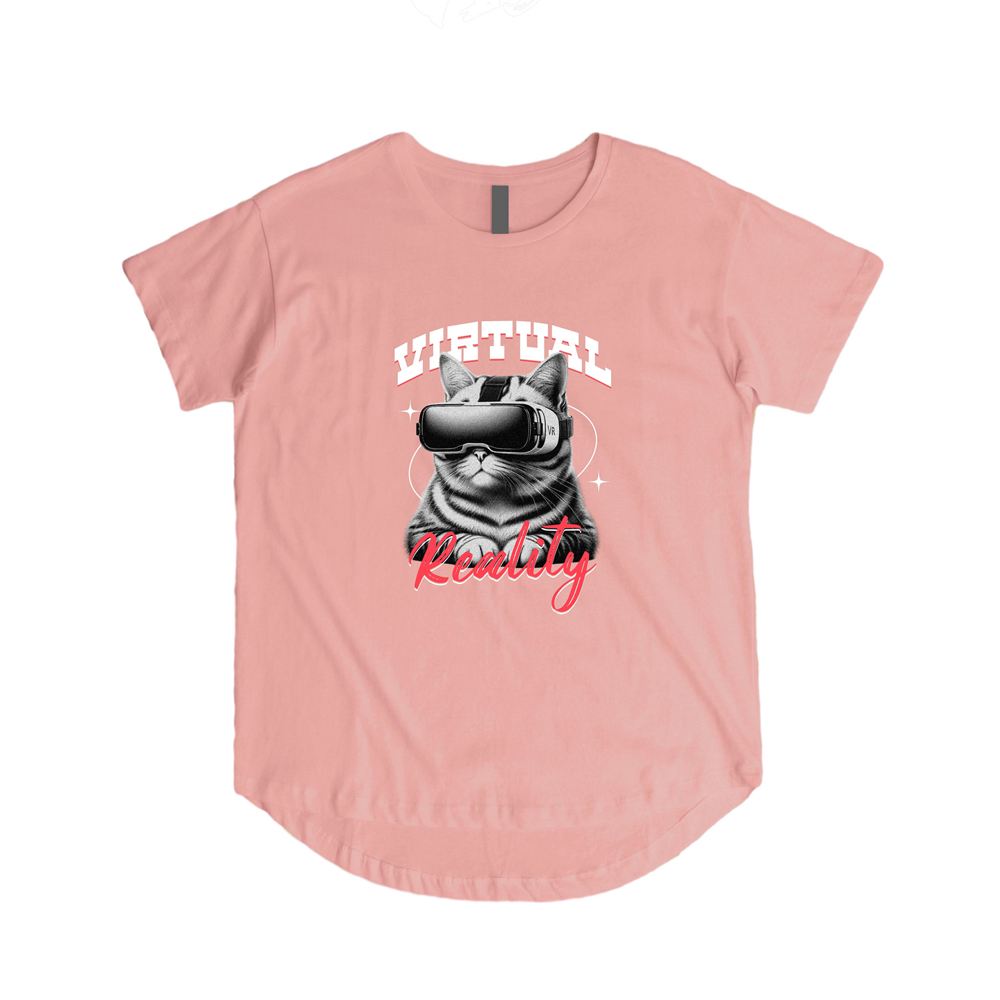 VR Cat Tee - Virtual Reality Vibes