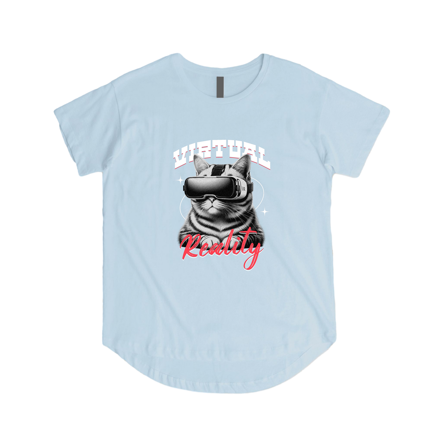 VR Cat Tee - Virtual Reality Vibes