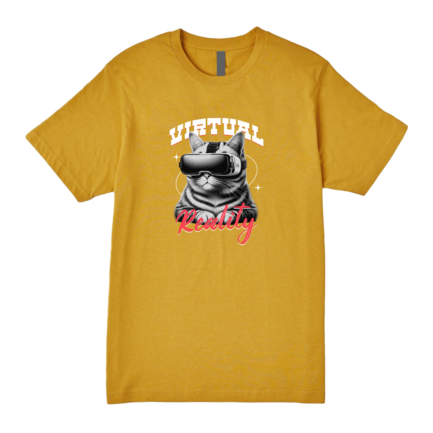 VR Cat Tee - Virtual Reality Vibes