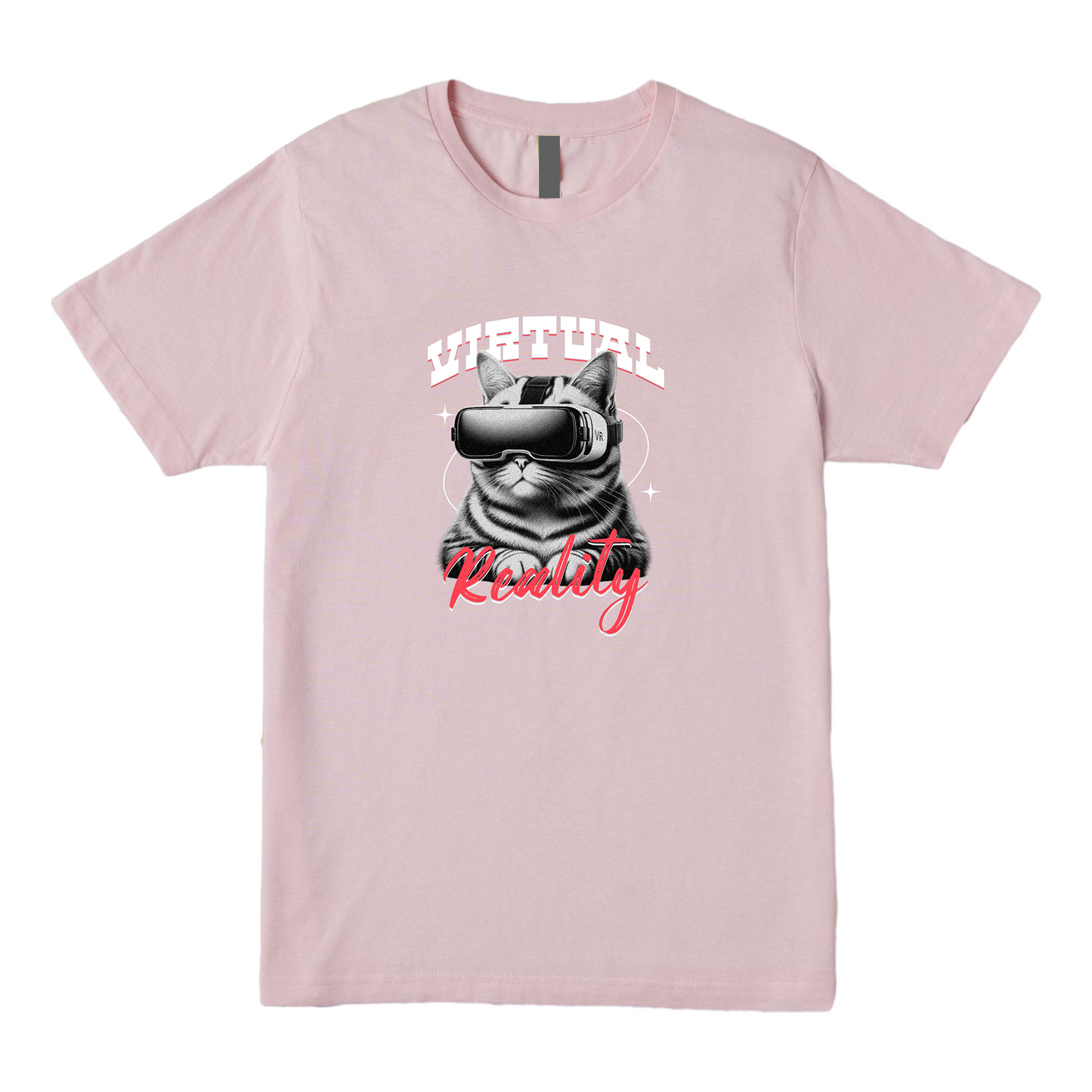 VR Cat Tee - Virtual Reality Vibes