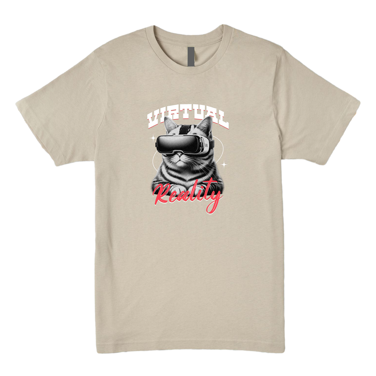 VR Cat Tee - Virtual Reality Vibes