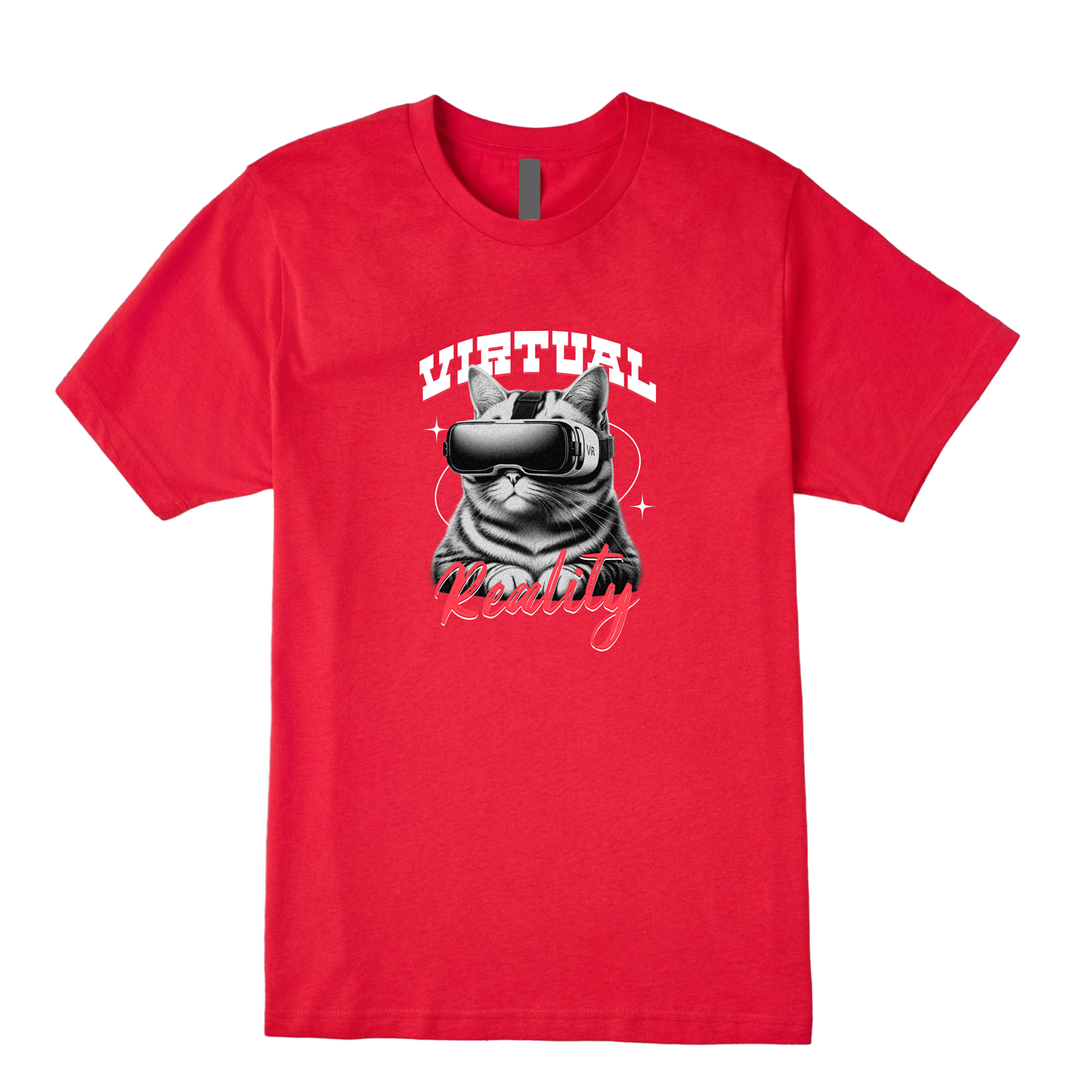 VR Cat Tee - Virtual Reality Vibes