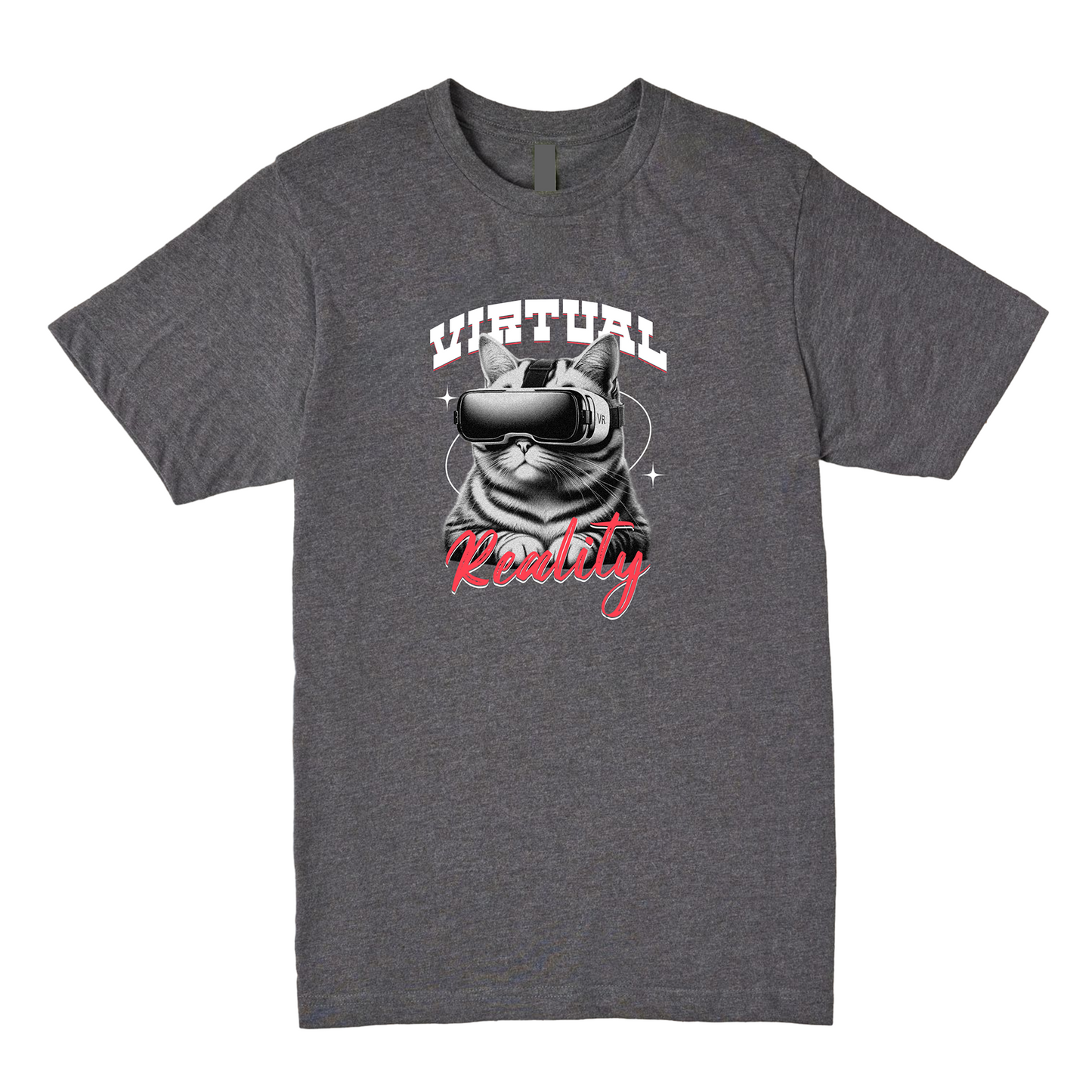 VR Cat Tee - Virtual Reality Vibes