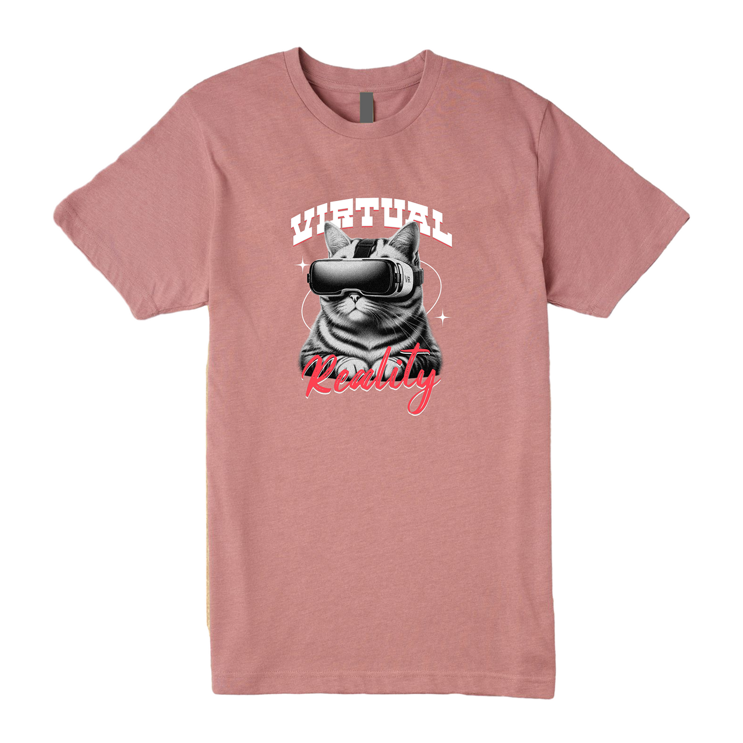 VR Cat Tee - Virtual Reality Vibes