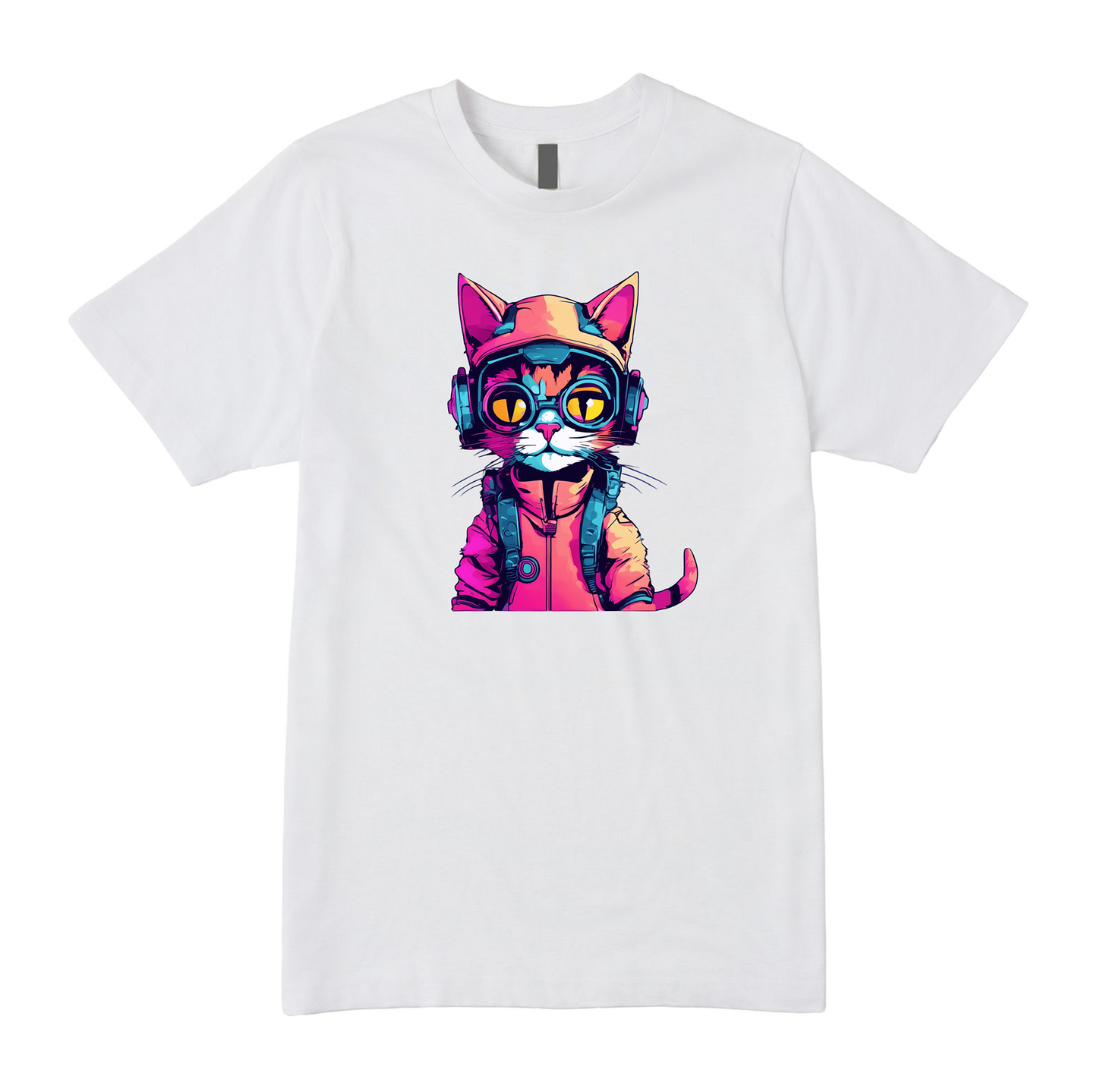 Techno Cat Tee - Groove with the Beat