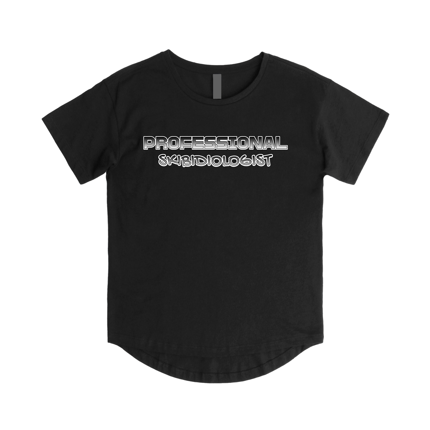 Professional Skibidiologist - Black and White Print