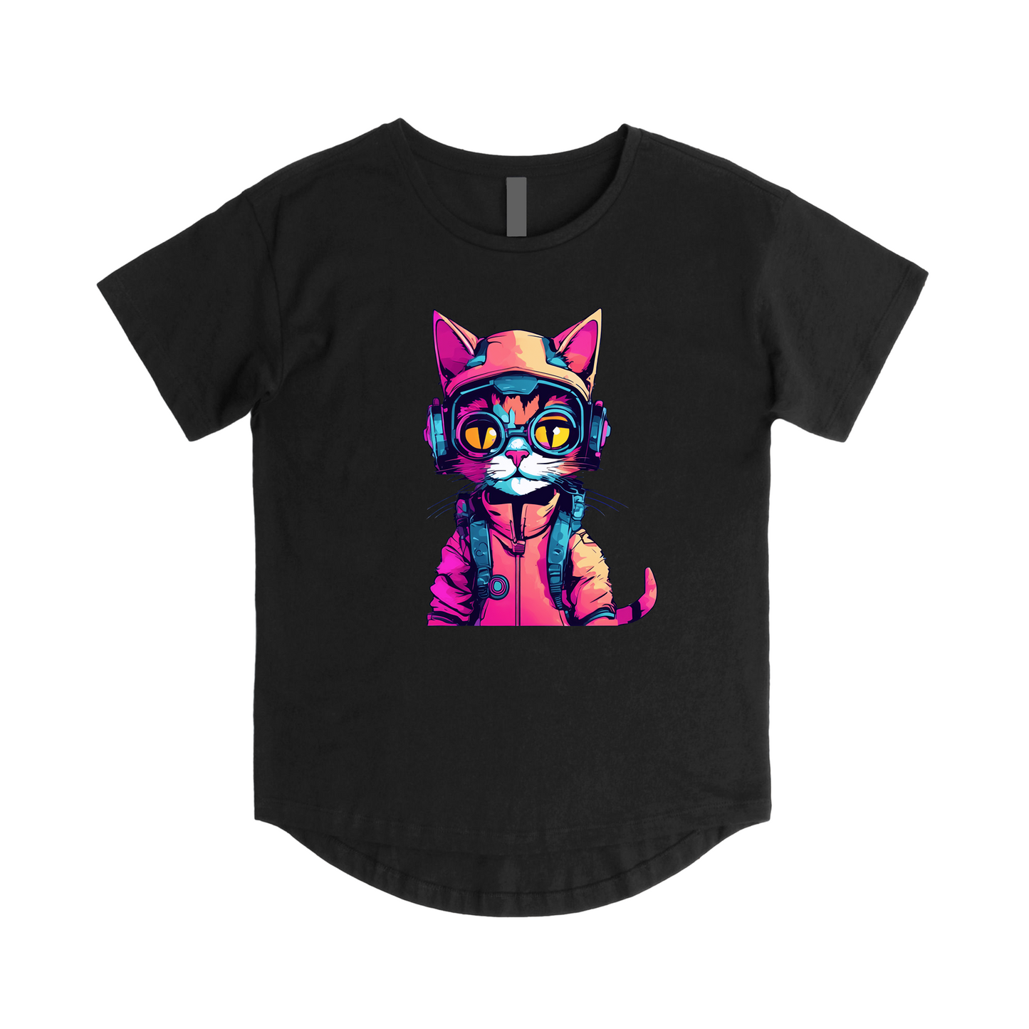 Techno Cat Tee - Groove with the Beat