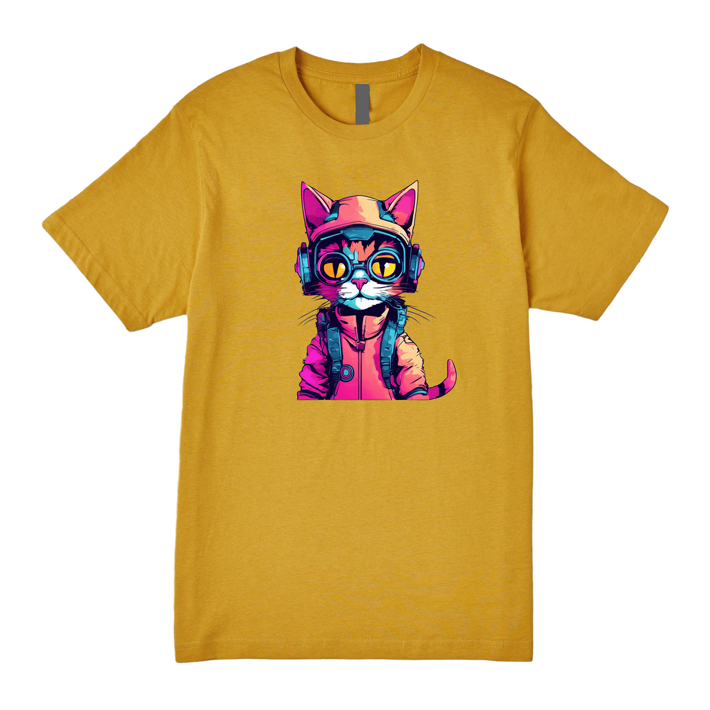 Techno Cat Tee - Groove with the Beat