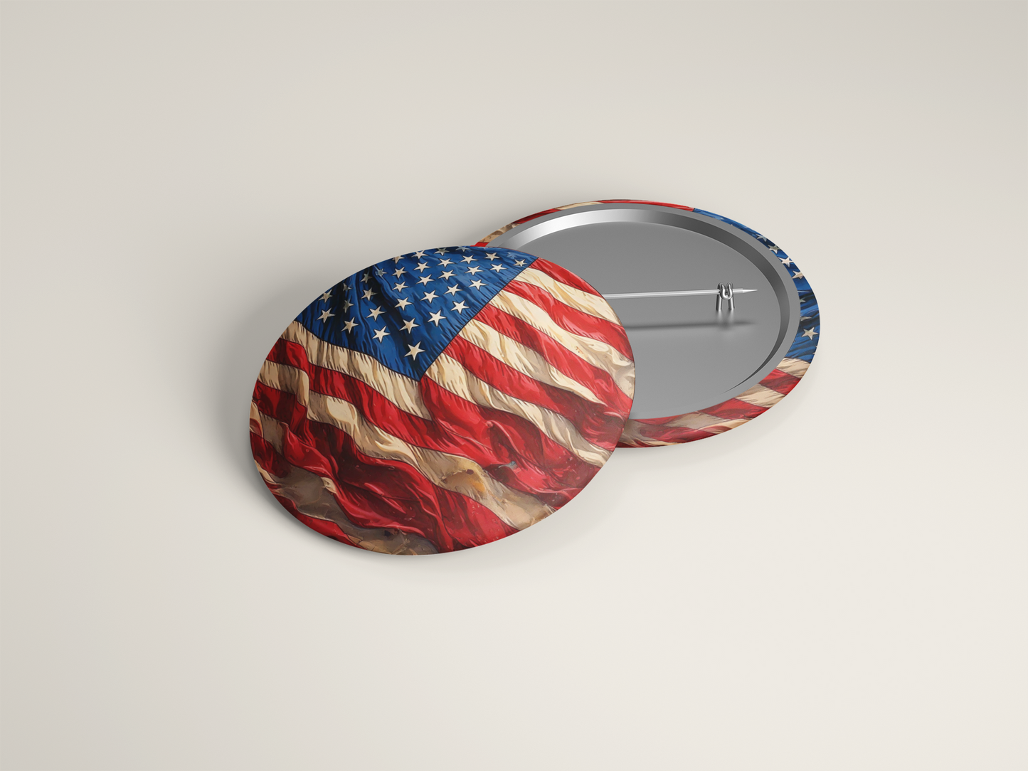 USA Flag Button