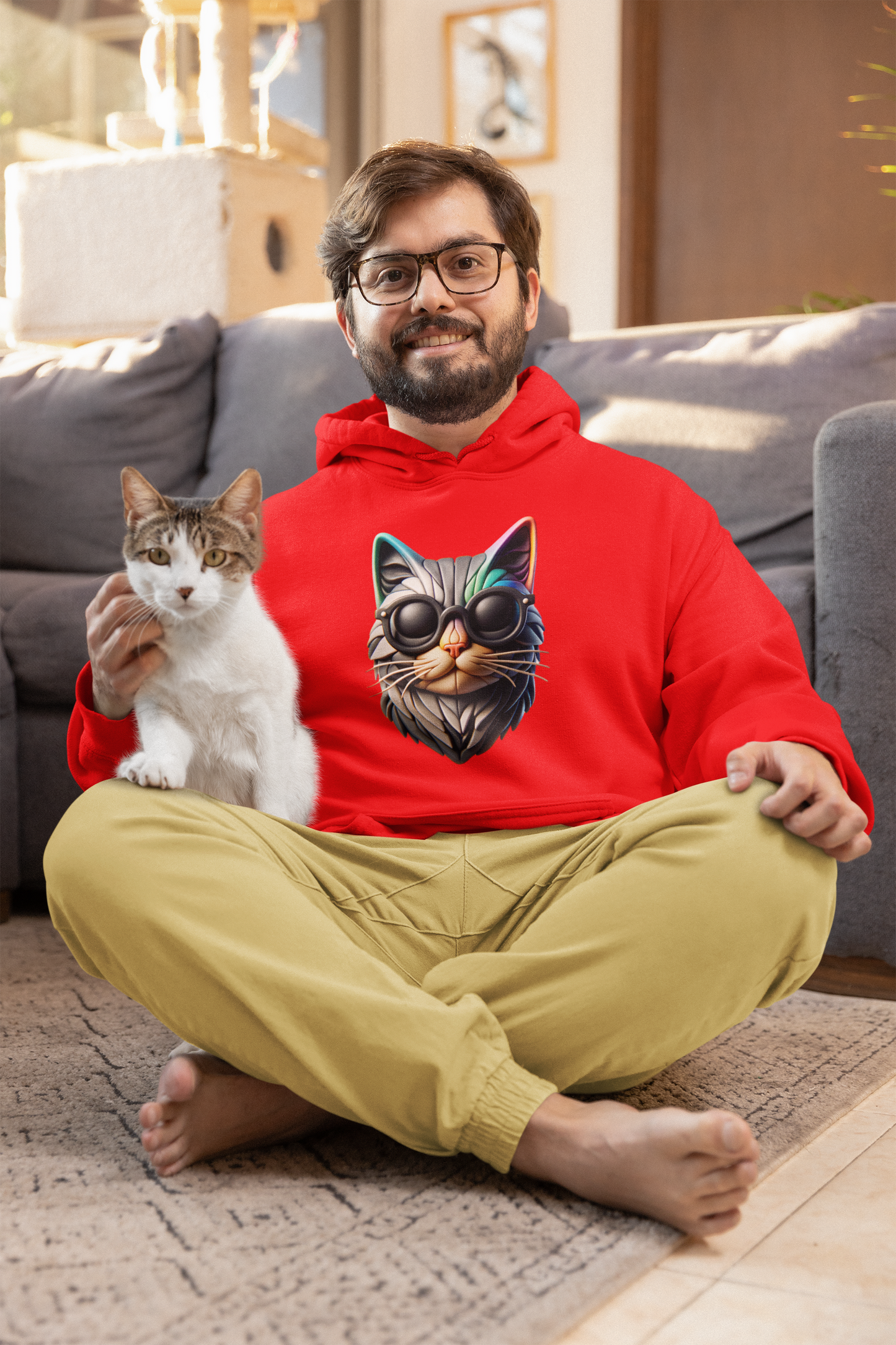 AI Cat Hoodie