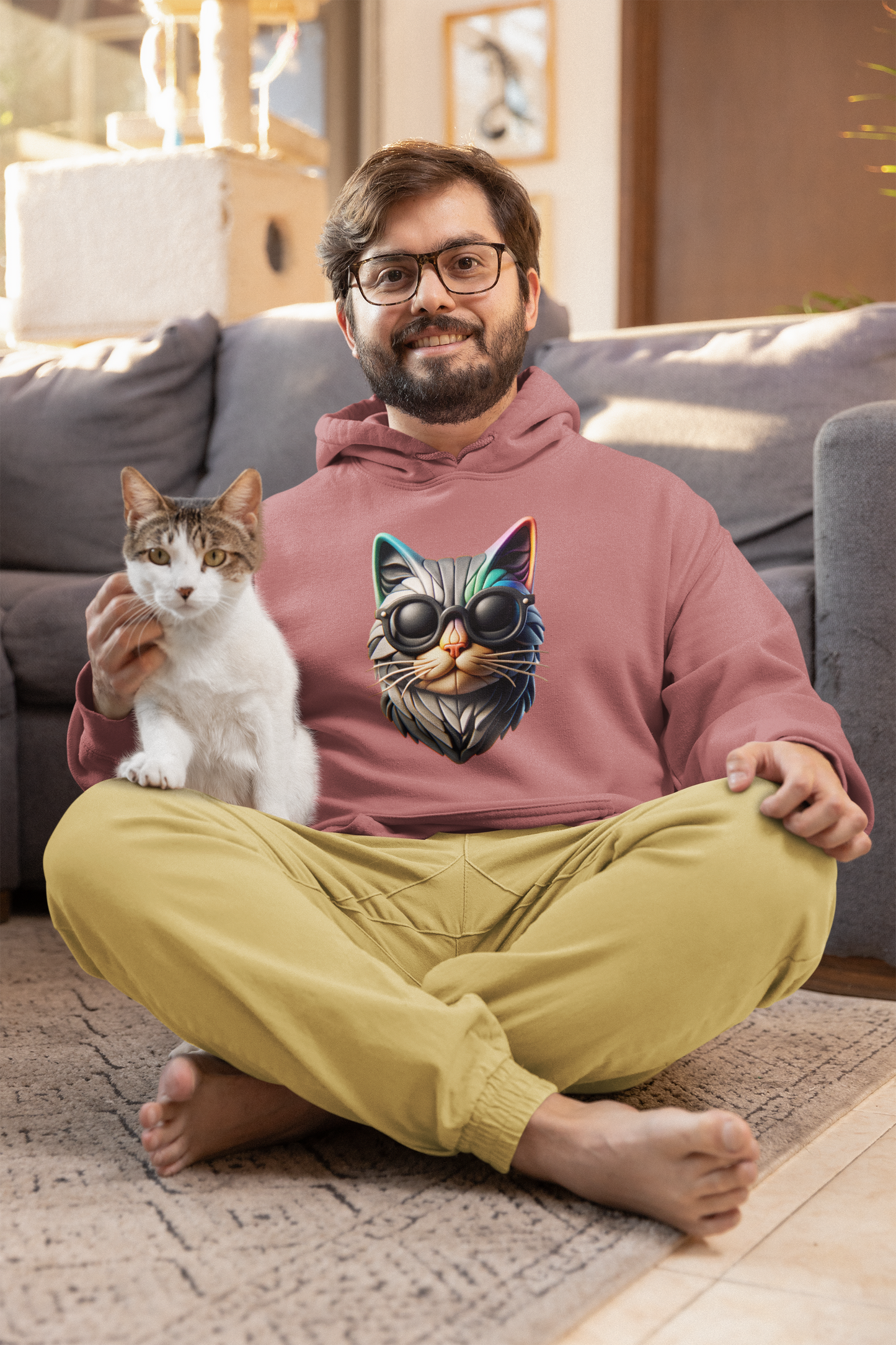 AI Cat Hoodie