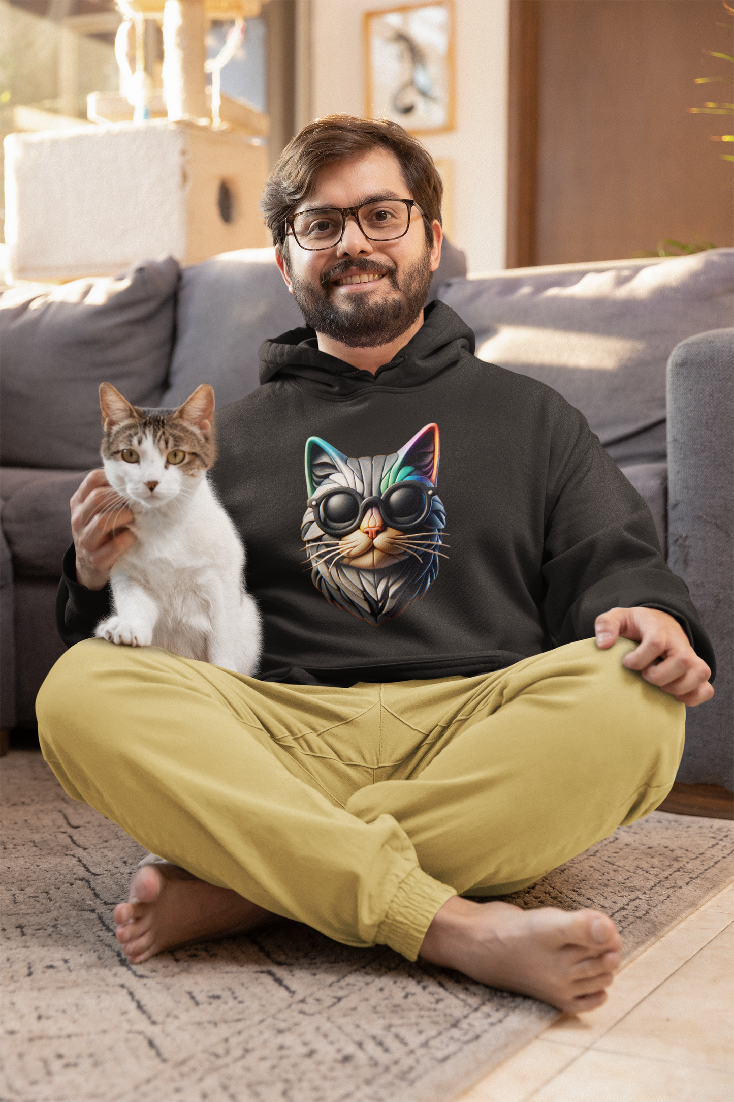 AI Cat Hoodie