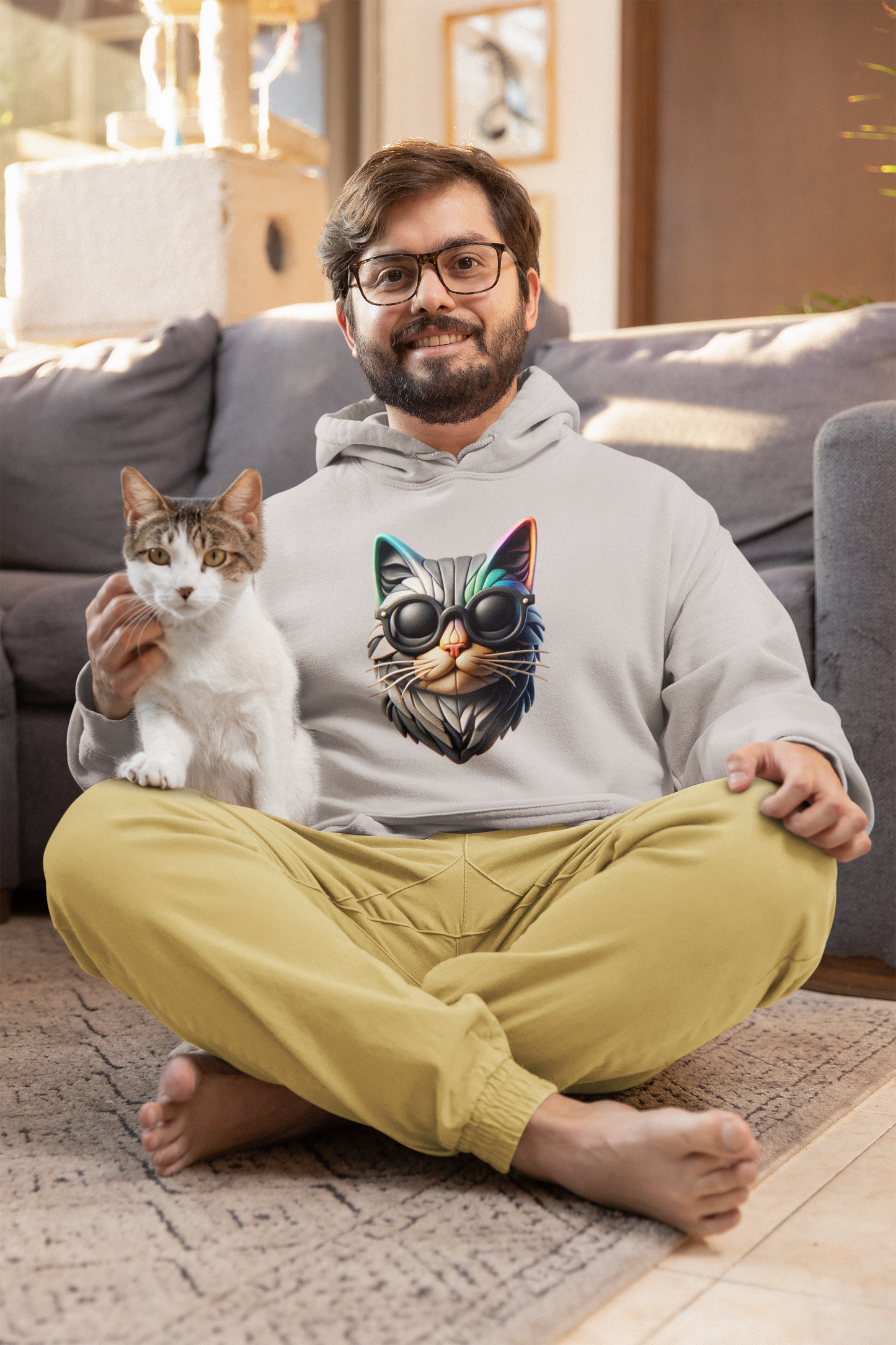 AI Cat Hoodie