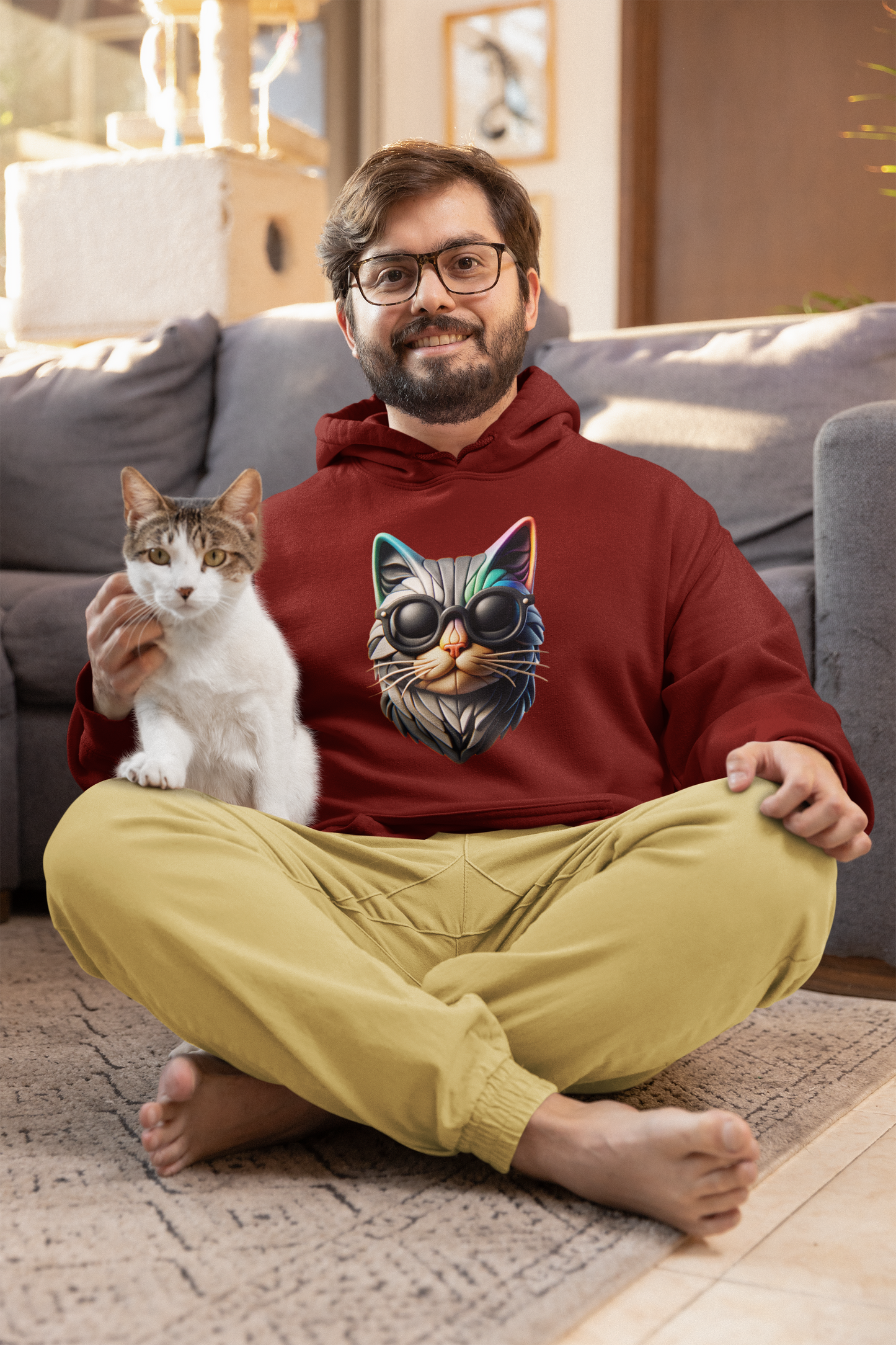 AI Cat Hoodie