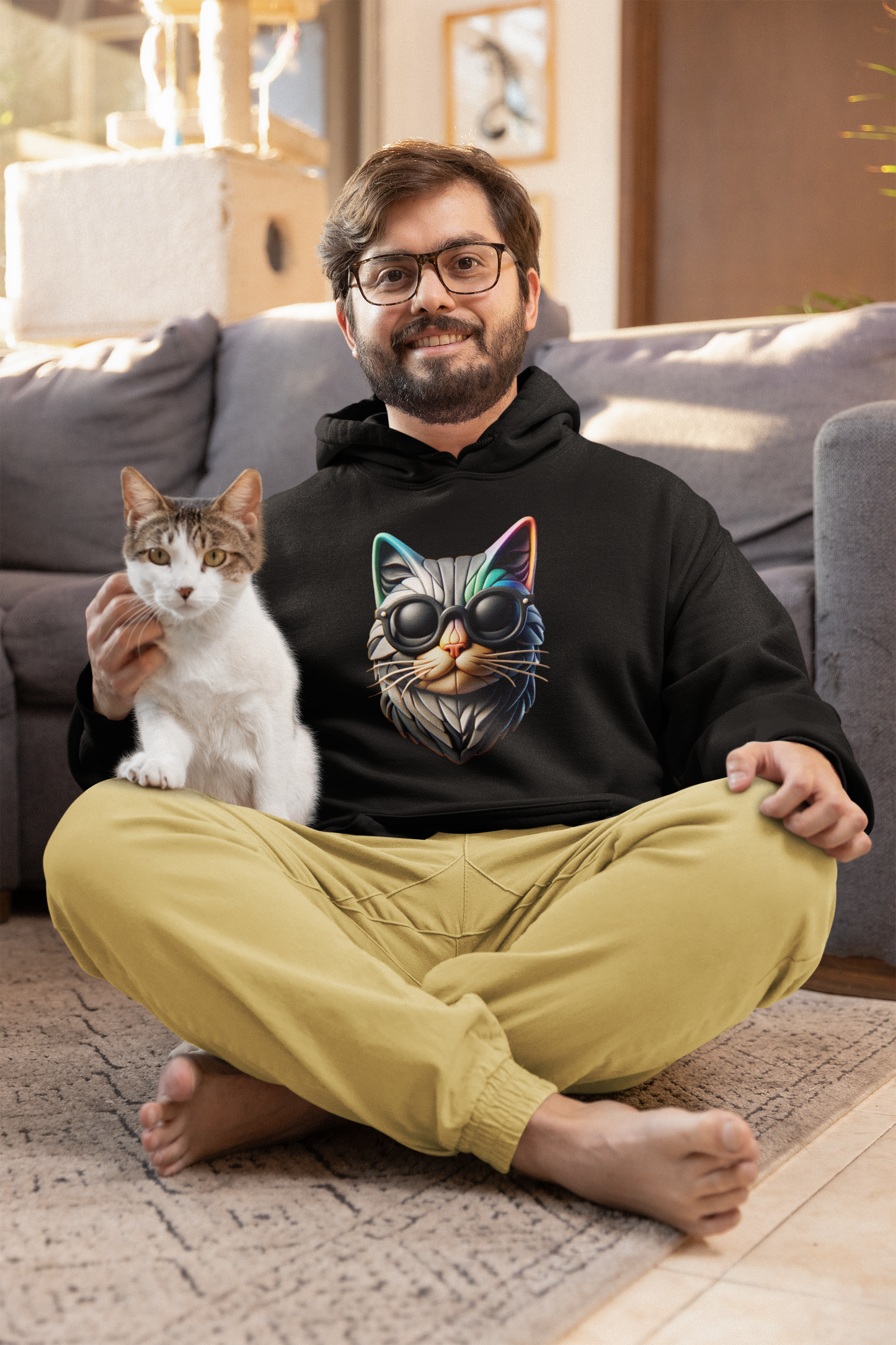 AI Cat Hoodie