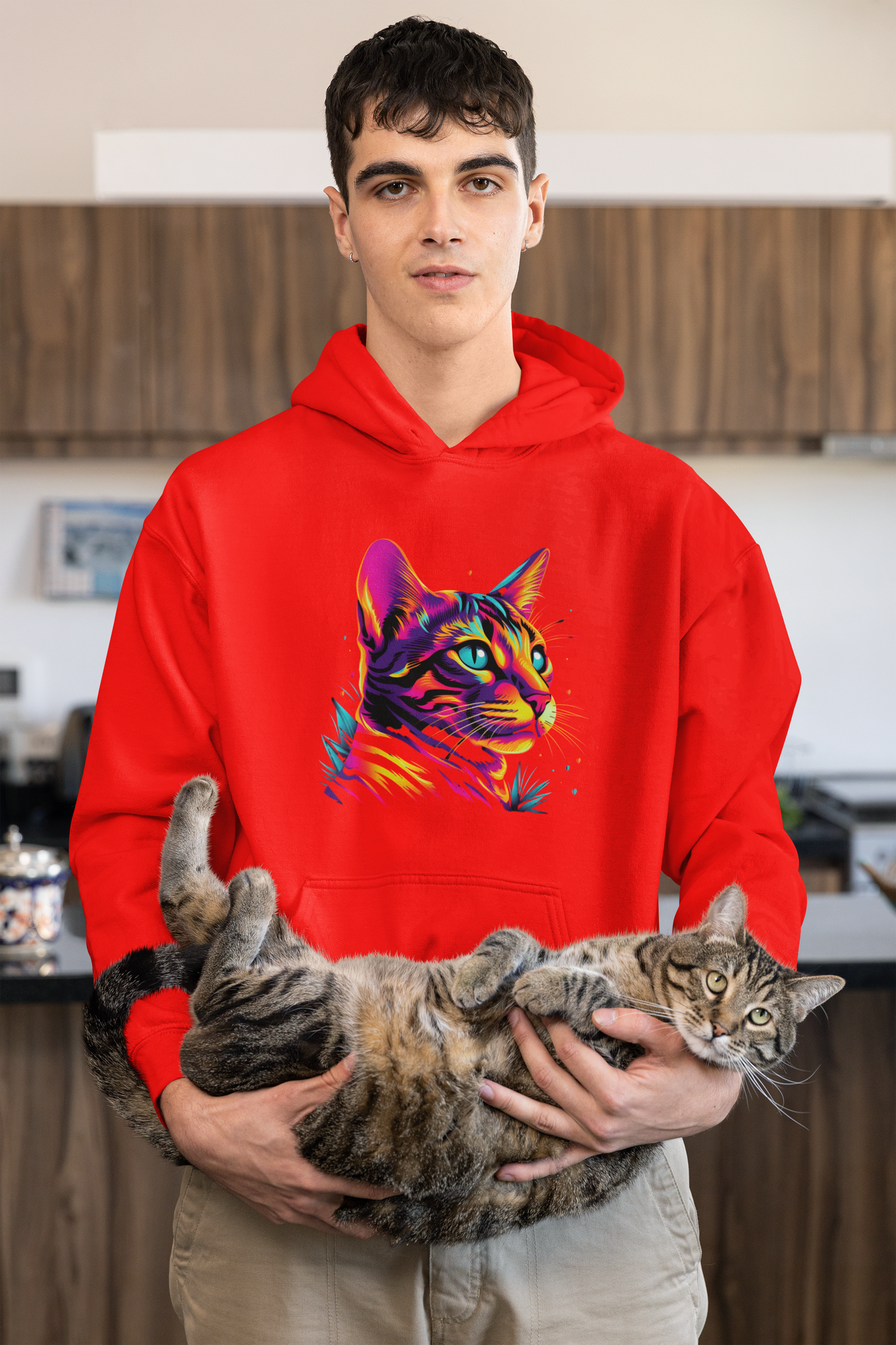 Neon Cat Hoodie