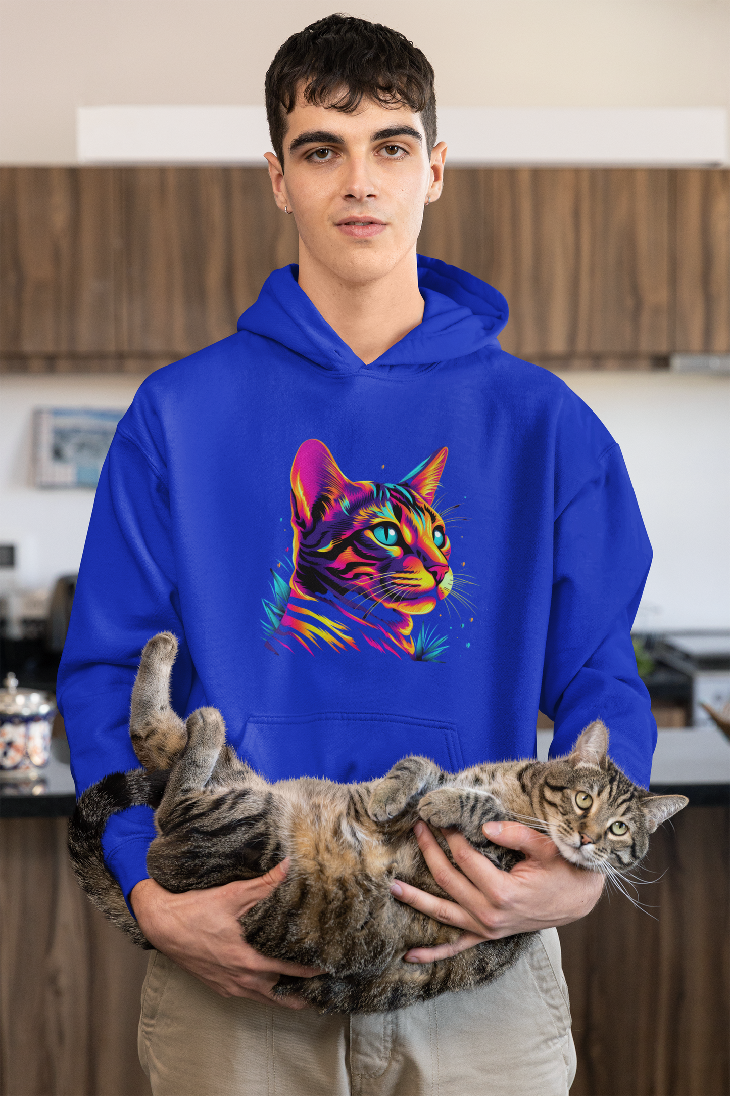 Neon Cat Hoodie