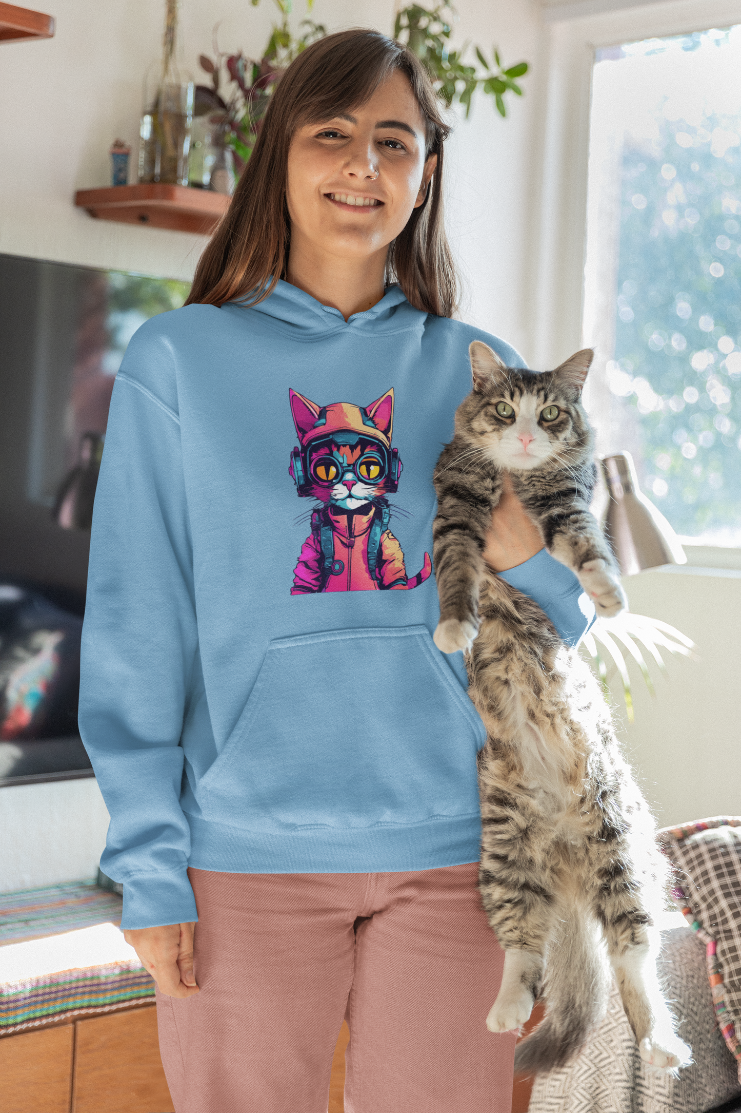 Techno Cat Hoodie