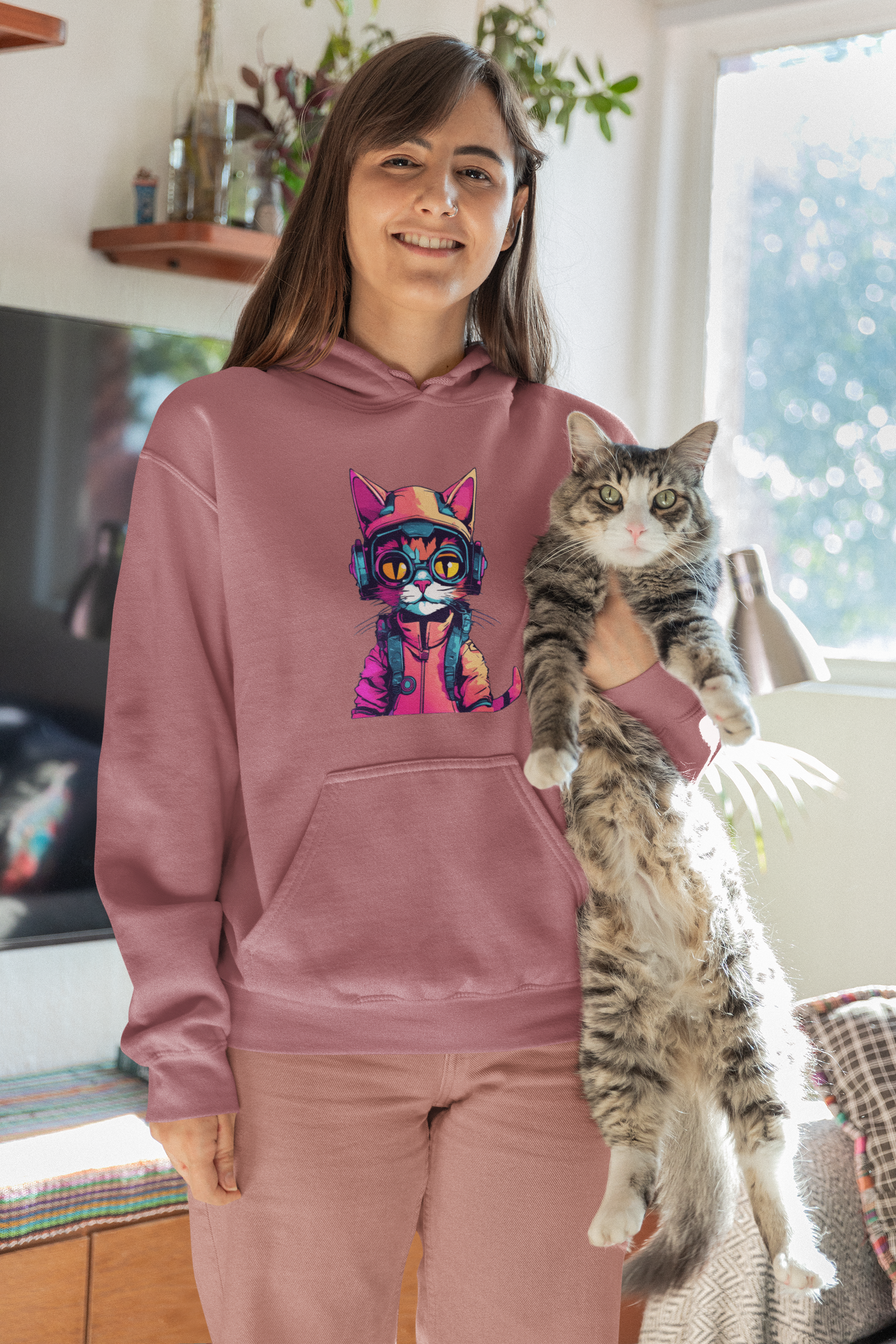 Techno Cat Hoodie