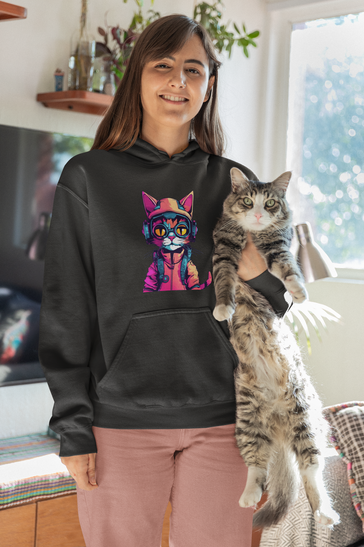 Techno Cat Hoodie