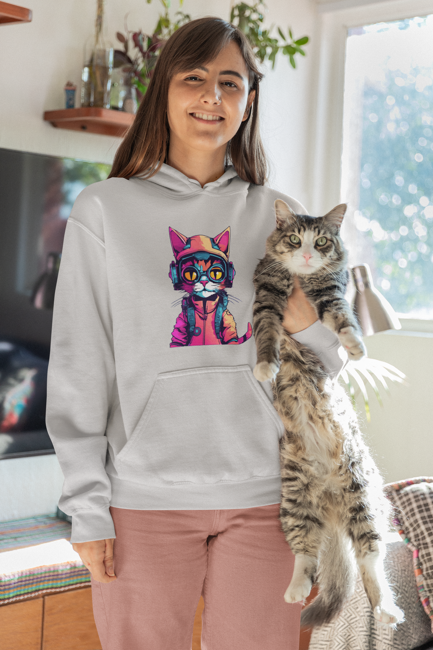 Techno Cat Hoodie
