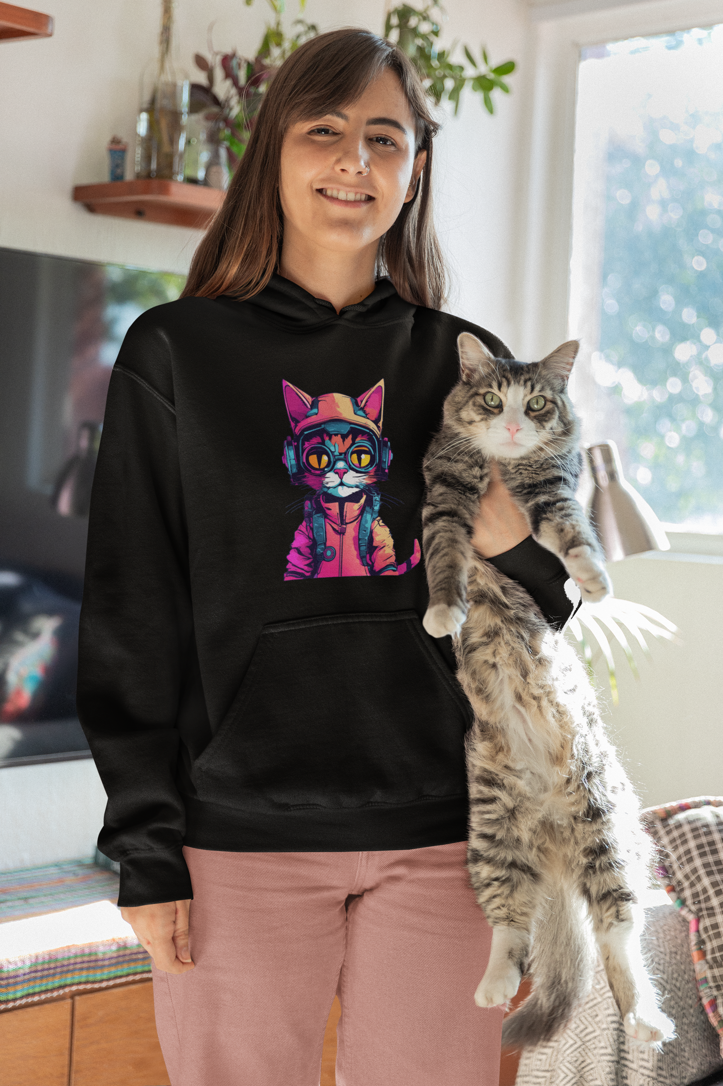 Techno Cat Hoodie