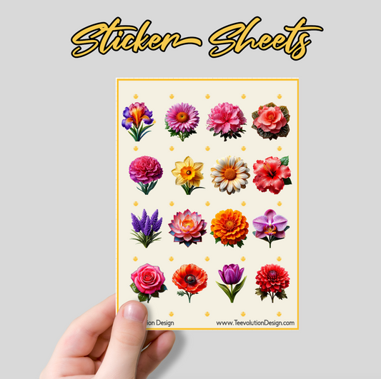 Flowers Sticker Sheets